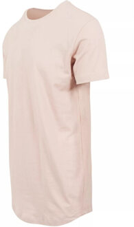 urban classics Lang t-shirt in de vorm voor heren Roze - M