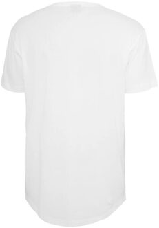 urban classics Lang t-shirt in de vorm voor heren Wit - XS