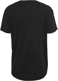 urban classics Lang t-shirt in de vorm voor heren Zwart - S