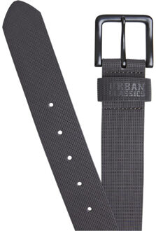 urban classics Mannen riem van imitatieleer - maat S Grijs