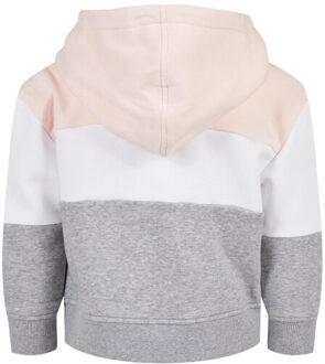 urban classics Meisjes 3 tone oversized hoodie - maat 128 Grijs