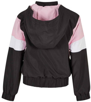 urban classics Meisjes 3 tone pull over jas Zwart - 116