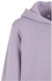 urban classics Meisjes badstof lichtgewicht oversized hoodie - maat 110/116 Paars