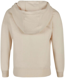 urban classics Meisjes badstof organic full zip hoodie Beige - 140