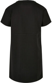 urban classics Meisjes bio oversized t-shirt jurk Zwart - 158/164
