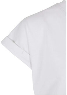 urban classics Meisjes bio verlengd schouder t-shirt (set van 2) Zwart - 116