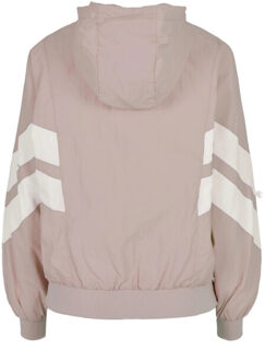 urban classics Meisjes gerimpelde jas met batwing mouwen - maat 128 Paars