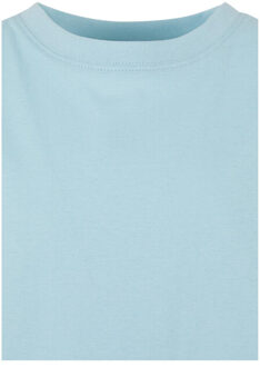 urban classics Meisjes kimono kort t-shirt - maat 140 Blauw