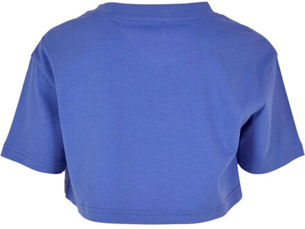 urban classics Meisjes kimono kort t-shirt Paars - 116