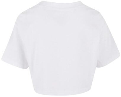 urban classics Meisjes kimono kort t-shirt (set van 2) Wit - 116