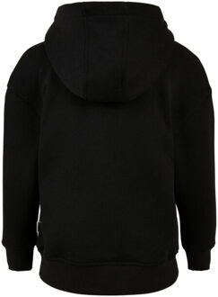 urban classics Meisjes organic hoodie Zwart - 128