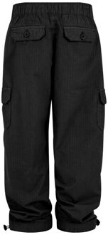 urban classics Meisjes ripstop cargo broek Zwart - 128