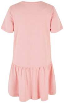 urban classics Meisjes valance t-shirt jurk - maat 146/152 Roze