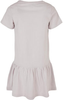 Urban Classics Meisjes valance t-shirt jurk Paars - 128