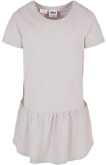 urban classics Meisjes valance t-shirt jurk Paars - 146/152