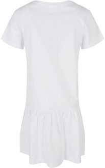 urban classics Meisjes valance t-shirt jurk Wit - 128