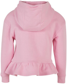 urban classics Meisjes volants organic hoodie Roze - 146/152