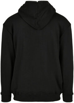 urban classics Organische full zip hoodie voor heren Zwart - L