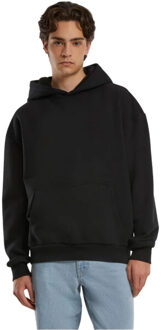 urban classics Oversized herenhoodie basic Zwart - S