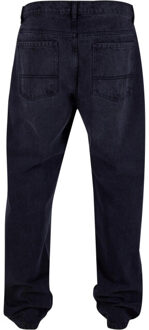 urban classics Rechte jeans heren zwaargewicht Zwart - 38