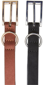 urban classics Riem van kunstleer in reliëf (set van 2) - maat S / M Zwart