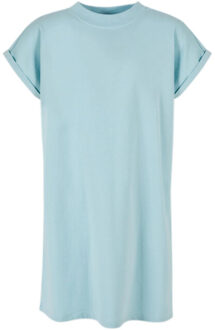 urban classics Schildpadhals t-shirt jurk voor meisjes Blauw - 140