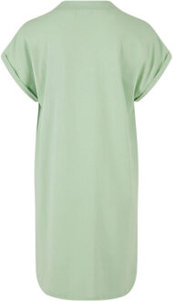 urban classics Schildpadhals t-shirt jurk voor meisjes Groen - 116