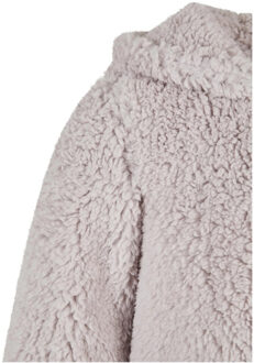 urban classics Sherpa jas voor meisjes - maat 146/152 Grijs