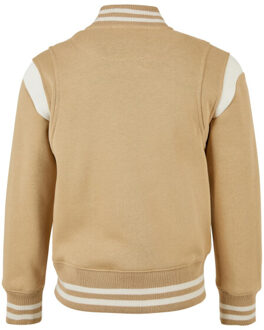urban classics Sweatjack voor meisjes - maat 116 Beige