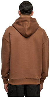urban classics Ultrazwaargewicht herenhoodie Bruin - XS