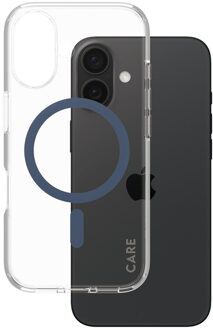 Urban Combat Case MagSafe voor de Apple iPhone 16 - Blue Blauw