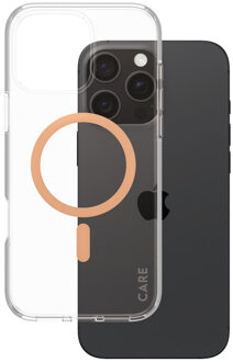 Urban Combat Case MagSafe voor de Apple iPhone 16 Pro Max - Peachy Oranje