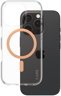 Urban Combat Case MagSafe voor de Apple iPhone 16 Pro - Peachy Oranje