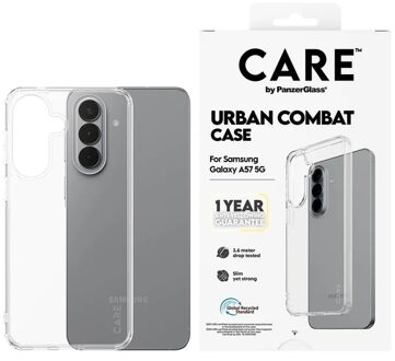 Urban Combat Case voor de Samsung Galaxy A57 (5G) - Transparant