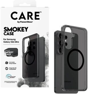Urban Combat Case voor de Samsung Galaxy S26 Ultra - Smokey Black Zwart