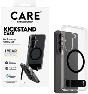 Urban Explorer Transparante MagSafe backcover met Kickstand voor de Samsung Galaxy S26 - Transparant