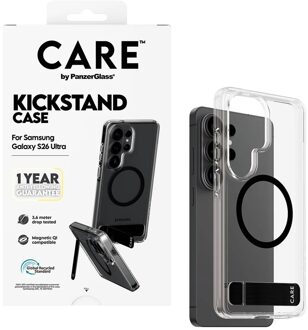 Urban Explorer Transparante MagSafe backcover met Kickstand voor de Samsung Galaxy S26 Ultra - Transparant