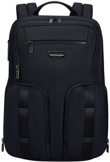 Urban-Eye Backpack 15.6" 2 Pockets black Zwart - H 43 x B 30 x D 18 cm