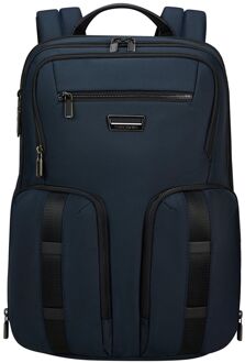 Urban-Eye Backpack 15.6" 2 Pockets blue Blauw - H 43 x B 30 x D 18 cm