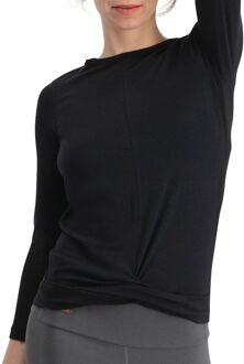 Urban Goddess Zora Longsleeve Yoga Shirt Dames zwart - M