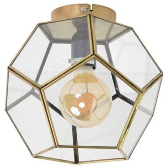 Urban interiors Plafondlamp Geo Ø20 x 20 brass antique Messing