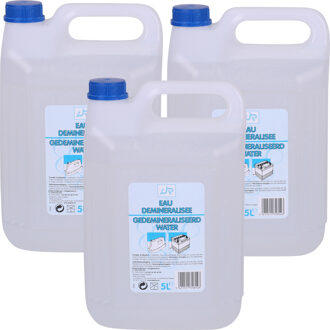 Urban Living Accuwater/Demiwater - 3x - gedemineraliseerd water - fles 5 liter- water zonder zouten