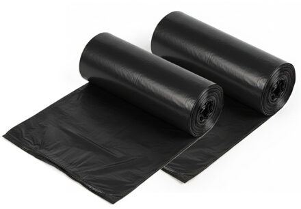 Urban Living Afvalzakken/vuilniszakken - 40x stuks - 50 liter - zwart - B68 x H70 cm - 2 rollen