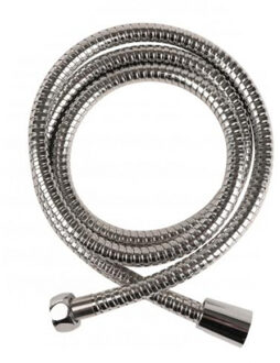 Urban Living Badkamer flexibele doucheslang - rvs metaal - zilver - 150 cm - met aansluiting
