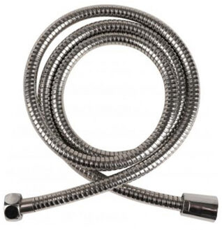 Urban Living Badkamer flexibele doucheslang - rvs metaal - zilver - 180 tot 230 cm - Doucheslangen