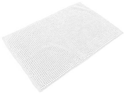 Urban Living Badkamerkleedje/badmat tapijt - voor op de vloer - parel wit - 50 x 80 cm