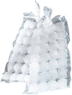 Urban Living IJsblokzakjes/ijsblokjes maken - 56x - transparante zakjes