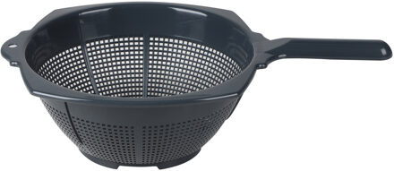 Urban Living Keuken vergiet Liberty - donkerblauw - Dia 25 cm - vergiet voor voedsel - Kunststof