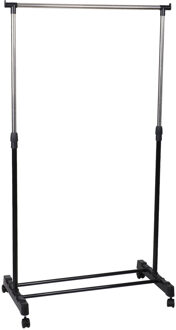 Urban Living Kledingrek Enkele Stang - Kunststof/metaal -80x175cm