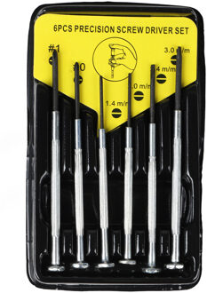 Urban Living Precisie schroevendraaierset - 6-delig - mini schroevendraaier - kleine schroevendraaiers